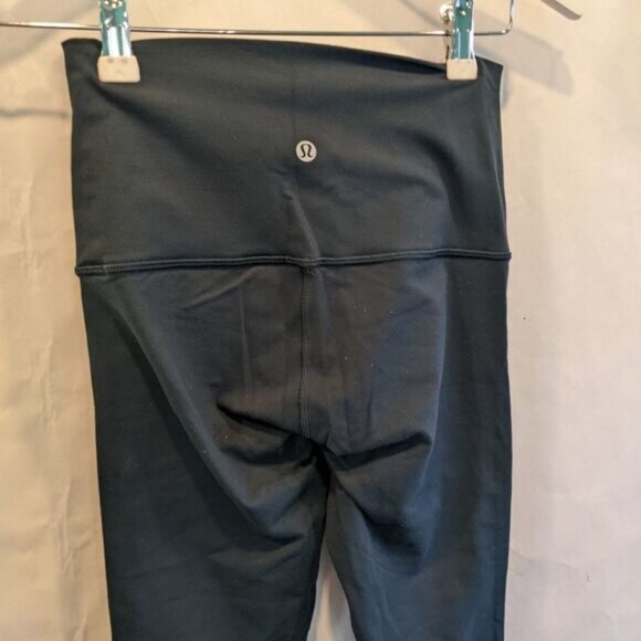 LULULEMON Wunder Under Pant (Hi-Rise) (Tech Mesh 31 ) Submarine size 4 in EUC - Picture 8 of 10